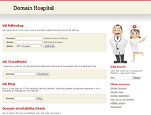 Tablet Screenshot of domainhospital.com